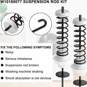 Kit de tige de suspension de rondelle OEM W10780045 d'usine pour pièces de machine à laver <span class=keywords><strong>Whirlpool</strong></span> - Product Image 3