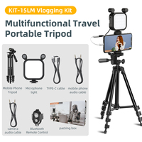 Kit de prise de vue Vlog pour téléphone Android, Micro, livraison rapide, KIT-15LM