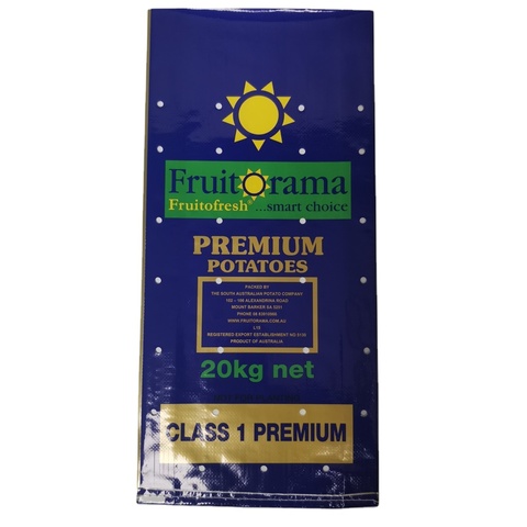 20kg Customized Print PP BOPP Laminated Woven Potato Bag 25kg Plastic Woven Bag for  Jasmine Rice and Fertilizer Packing Sack