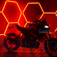 Cliente Fácil instalación Diseño Panal Rgb Hexagonal Led Light Fitness Center