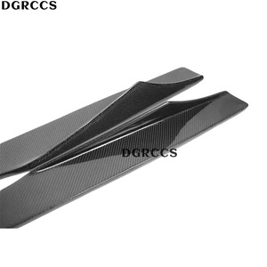 สเกิร์ตข้างคาร์บอนไฟเบอร์แท้แบบขัดเงา สไตล์ MTC สำหรับรถ BMW M2 F87 ปี 2015-2023 พร้อมปีกข้าง ติดตั้งง่าย - Product Image 5