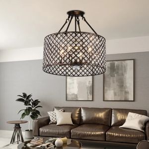 Gran oferta, candelabros de cristal LED de lujo modernos con iluminación de celo, luces colgantes de techo redondas para uso en hoteles - Product Image 5