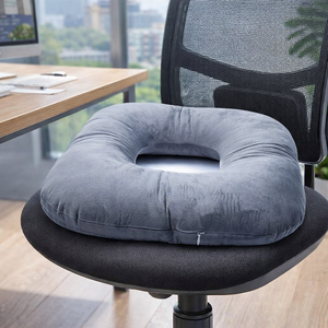 Cojín de Asiento Tipo Donut de Espuma Viscoelástica Personalizado para Silla de Oficina, Almohada Ortopédica para Aliviar el Dolor de Coxis, Cojín para Coxis - Product Image 1