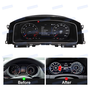 12.3 inch xe Bảng điều khiển kỹ thuật số cụm ảo buồng lái Màn hình <span class=keywords><strong>LCD</strong></span> cho Volkswagen Golf 7 7.5 2013-2020 tốc độ mét Bảng điều khiển - Product Image 2