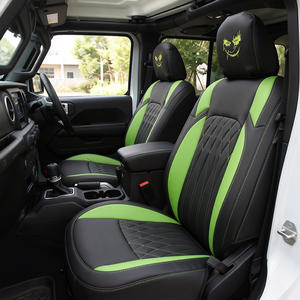 <span class=keywords><strong>Coprisedili</strong></span> in Pelle Personalizzati con Logo Ricamato per Wrangler Jeep Chevrolet GMC Subaru, Produzione all'Ingrosso GANE - Product Image 1