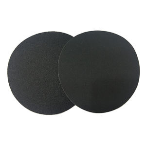 Disco in silicone nero in Velcro da 5 pollici con gancio e anello 240 # disco levigante bianco 100 pz/Carton OBM/OEM supporto personalizzabile - Product Image 1