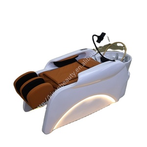 Luxury Electric Spa Head Water Therapy Shampoo <b>Bed</b> Hair Washing Massage Chair Shampoo <b>Bed</b> With Bowl Steamer - Product Image 1