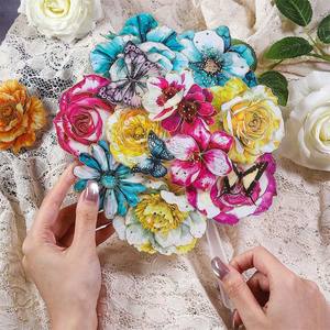 10 Sheets Per Pack Large Size Foil Flower <strong>Stickers</strong> Waiting for a Flower to Bloom Series 6 Choices of <strong>Stickers</strong> - Product Image 4