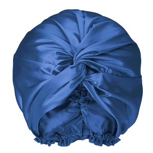 Bonnet de Douche Double Couche en Soie de Mûrier 100% Style Européen Populaire, Casquette de Beauté Torsadée - Product Image 6