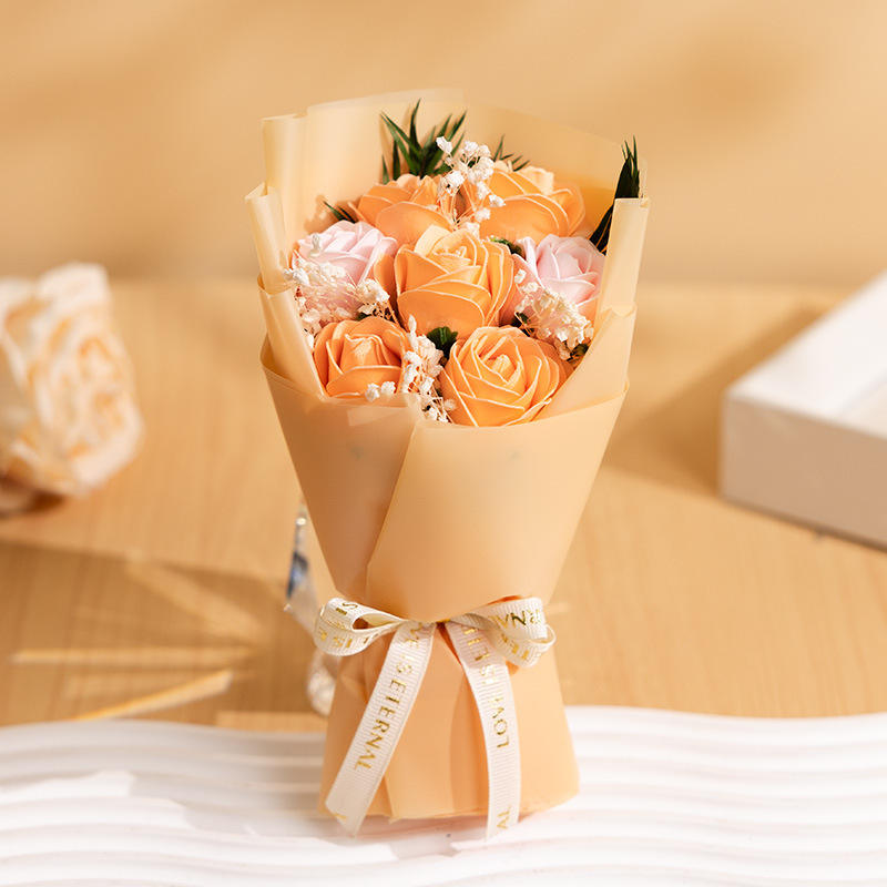 ยิปโซ + 7กุหลาบแชมเปญ