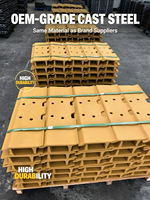 Plaquettes de chenilles personnalisées pour excavatrices, pièces de rechange pour train de roulement de machines de construction