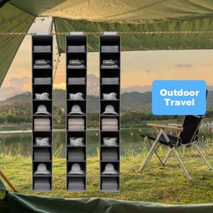 Authentic Hanging Closet Organizers 10 Shelves Wardrobe <b>Storage</b> Hanging Shelves Clothes Hats Organizer Bedroom <b>Storage</b> Printing - Product Image 6