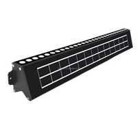 Projecteur mural solaire 10W / Lumière murale solaire extérieure avec panneau solaire monocristallin en verre trempé ALU IP65