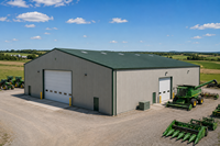 Bâtiment d'élevage avicole préfabriqué en acier, poulailler, hangar pour bétail, système de ventilation, hangar agricole