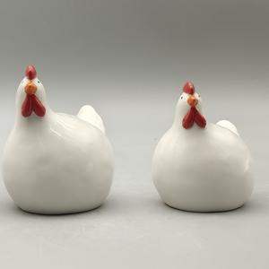 Ornements de printemps créatifs Statues de <span class=keywords><strong>poule</strong></span> en céramique ornements de bureau Statues d'animaux décorations de jardin de maison - Product Image 3