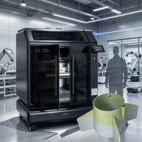 Imprimante 3D FDM industrielle grand format IDEX à double extrudeur indépendant, impression bicolore pour prototypage industriel