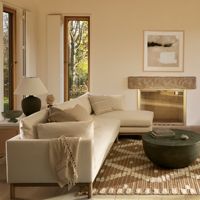 Canapé modulaire en tissu de salon, design moderne, personnalisé, haut de gamme, blanc, 2 pièces, chaise longue, ensemble de canapés