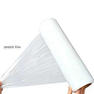 Film étirable en plastique LLDPE 80 Gauge X330M, résistant à la perforation et imperméable, pour l'emballage de palettes en entrepôt, vente en gros à Guangzhou - Product Image 2