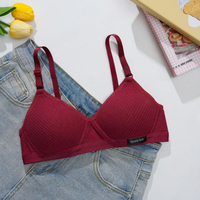 Soutien-gorge en coton pour la période de croissance, léger et confortable, aide à rassembler les seins latéraux, anti-affaissement et soutien liftant, respirant