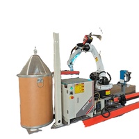 Estación de Soldadura Automática de Acero Estructural con Robot de Soldadura sobre Rieles para Vigas en H, Columnas y Vigas de Techo