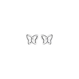 Boucles d'oreilles tibétaines en argent, forme fleur, nœud, étoile, papillon, cube, pour femmes, bijoux à la mode, usage quotidien - Product Image 5