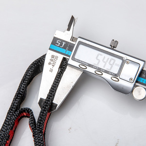 เชือกนิรภัยแบบหางวัว 55.5 ซม. 31.5 ซม. พร้อมห่วงเหล็ก D-Ring โพลีเอสเตอร์ อุปกรณ์ป้องกันการตก - Product Image 2