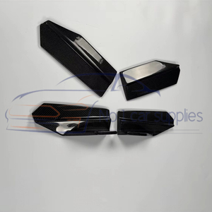 Jupes latérales de pare-chocs en fibre de carbone ultra brillante pour kits carrosserie RS6 <span class=keywords><strong>ABT</strong></span> - Product Image 4