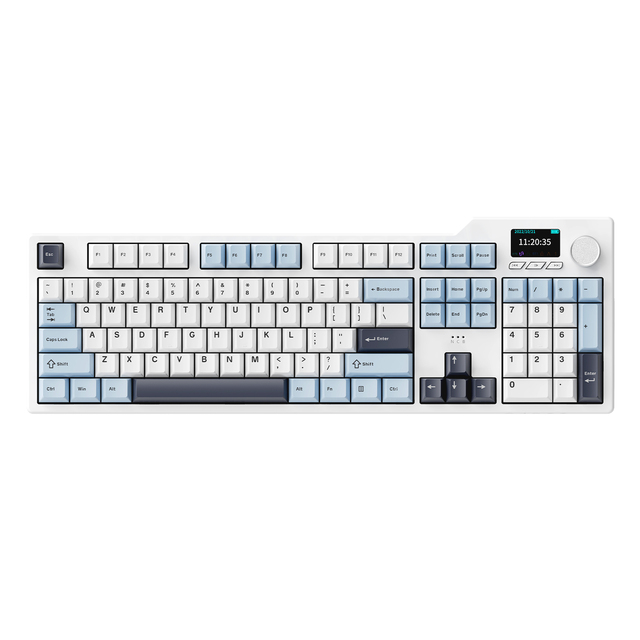 Ajazz AK35I Mechanical Gaming Keyboard With Screen Wired Wireless Hot Swappable RGB Backlit for PC Laptop Gamer
