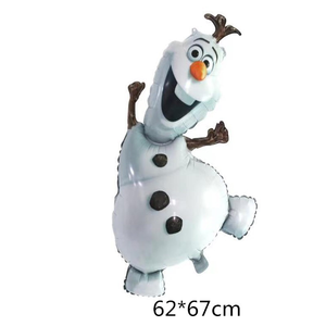 Globo de papel de aluminio de dibujos animados Elsa <span class=keywords><strong>Anna</strong></span> princesa nieve bebé globos para niños suministros de decoración de fiesta de cumpleaños - Product Image 6
