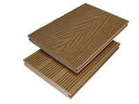Planches de terrasse en bois composite WPC moderne à grain de bois pour jardin extérieur piscine