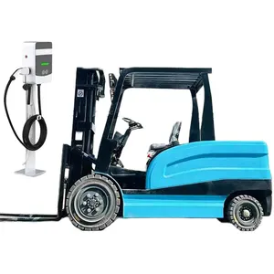 Di alta qualità 2t 3t carrello elevatore elettrico 5000W motore a corrente alternata pneumatico solido