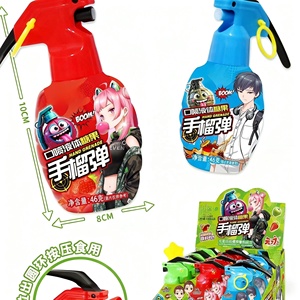 Caramelos líquidos con sabor a frutas en forma de <span class=keywords><strong>granada</strong></span> de mano, venta al por mayor, divertidos bocadillos para niños, para tiendas minoristas y recuerdos de fiestas - Product Image 3