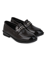 Mocassins décontractés à lacets pour enfants garçons, motif géométrique, chaussures élégantes confortables pour toutes les saisons, semelle intermédiaire en EVA, légères et confortables
