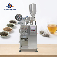 Machine d'emballage de sachets de thé en pyramide pour thé en vrac et tisanes, idéale pour les petites entreprises