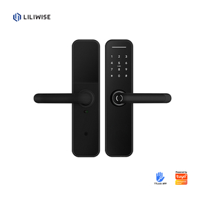 กุญแจล็อคประตูอัจฉริยะ Liliwise TTLOCK BLE รองรับแอป Tuya กันน้ำ สำหรับใช้งานภายนอกอาคาร แบบไม่ใช้กุญแจ พร้อมระบบสแกนลายนิ้วมือ เหมาะสำหรับ Airbnb และอพาร์ตเมนต์คอนโด - Product Image 1