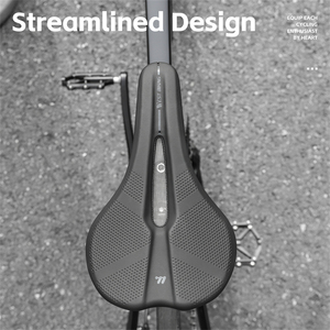WEST BIKING Sillín <span class=keywords><strong>de</strong></span> bicicleta <span class=keywords><strong>de</strong></span> <span class=keywords><strong>montaña</strong></span> transpirable hueco cojín suave <span class=keywords><strong>de</strong></span> cuero PU impermeable antideslizante sillín <span class=keywords><strong>de</strong></span> bicicleta - Product Image 6
