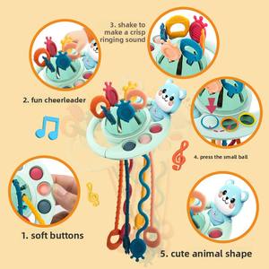 Giocattolo Educativo Sensoriale per Neonati: Disegna e Gioca, Masticabile, Esercizio per le Dita, Educazione Precoce e Cognitiva - Product Image 2