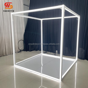 ซัพพลายเออร์บูธถ่ายรูปโลหะแบบปรับแต่งได้รุ่นใหม่พร้อมไฟ LED สำหรับงานแต่งงาน ห้างสรรพสินค้า และสตูดิโอถ่ายภาพ - Product Image 2