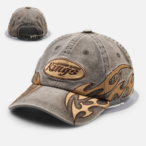 Gorra de Béisbol Vintage Lavada y Desgastada de 6 Paneles, con Logotipo Bordado, Ajustada, Deportiva, Suave, de Aspecto Sólido, para Hombre, Ideal para Viajes y Protección Solar al Aire Libre - Product Image 4