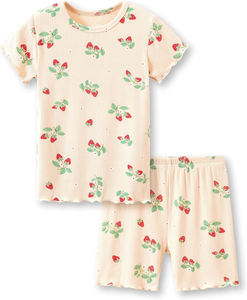 Petit bébé pyjama ensemble personnalisé dessin animé fruits imprimé bébé garçons filles pyjamas mignon doux enfant en bas âge et petites filles pyjamas ensemble - Product Image 4