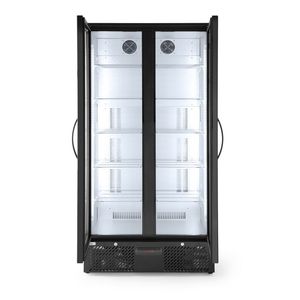 Arktic 384L Double Door Rear Bar Refrigerator 220-240V/365W 900x530x1820mm Commercial Kitchen Equipment Black" - Product Image 1