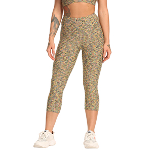 New Model S-Shaper Yoga Pants Horse Riding Plaid Compression Lift Tights Femme Highwaist Shiny Rainbow Eco-Friendly <b>Leggings</b> - Product Image 4