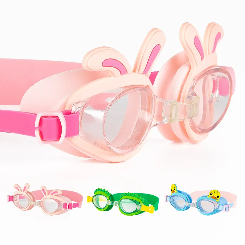 Kacamata renang anak silikon, pelindung mata tahan air untuk Olahraga
