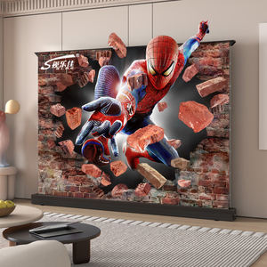 Pantallas de cine HD antiluz de 100 pulgadas Pantalla de proyector motorizada Pantalla de proyección eléctrica - Product Image 1