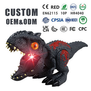 Juguetes de Plástico con Luz y Sonido, Modelo de Dinosaurio con Diseño de Personaje de Dibujos Animados en Versión Q, Iluminación Brillante, Expansión y Contracción Divertida - Product Image 5