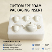 Emballage personnalisable en mousse EPE noire, polyéthylène haute densité, origine Guangdong