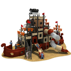 مجموعة شرائح خشبية لسفن القراصنة مصنوعة حسب الطلب لحدائق المغامرة والمدارس للتسلية العائلية - Product Image 3