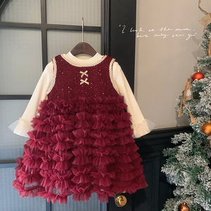Vestido de Princesa de Encaje de Alta Calidad para Niña, Vestido de Princesa de Ensueño con Estrellas Brillantes, Vestido de Fiesta para Niñas - Product Image 3
