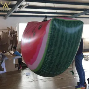 फल और सब्जी गुब्बारा, दुकान विज्ञापन के लिए inflatable तरबूज सजावट, फांसी फल प्रकाश विचारों C1