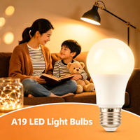 Ampoule LED A19 12W OEM/ODM WOOJONG |   Marque privée 1080Lm AC 85-265V |   Douilles E26 E27 B22 pour l'éclairage intérieur des entrepôts